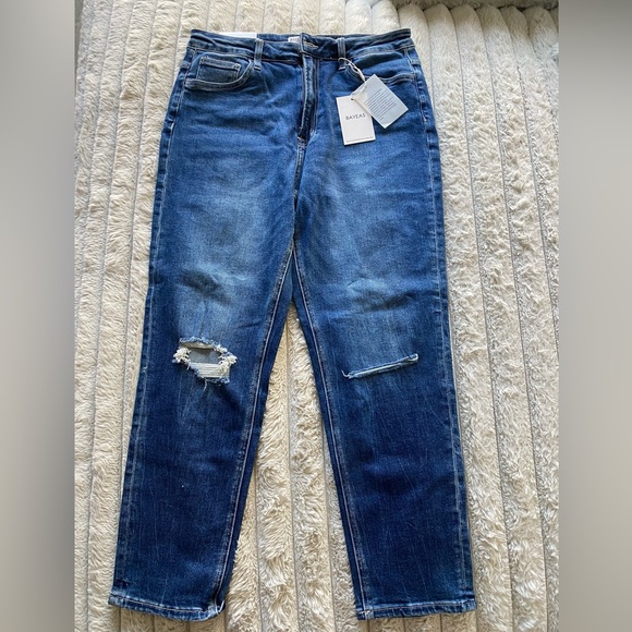 NWT! - Bayeas “Stretch Mom Jeans”          Size 30W - Picture 1 of 7